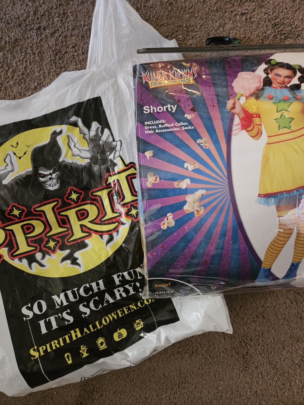 Killer Klowns 'Shorty' Yellow  Costume - Killer Klowns from Outer Space